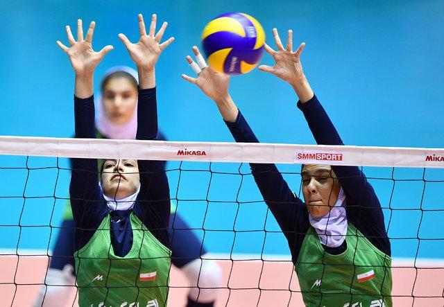شکست دختران والیبالیست ایران برابر چین تایپه