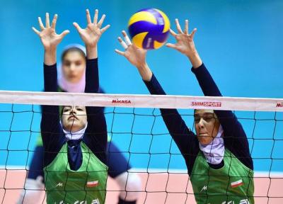 شکست دختران والیبالیست ایران برابر چین تایپه
