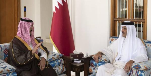 تور قطر ارزان: ملاقات امیر قطر با معاون وزیر دفاع سعودی